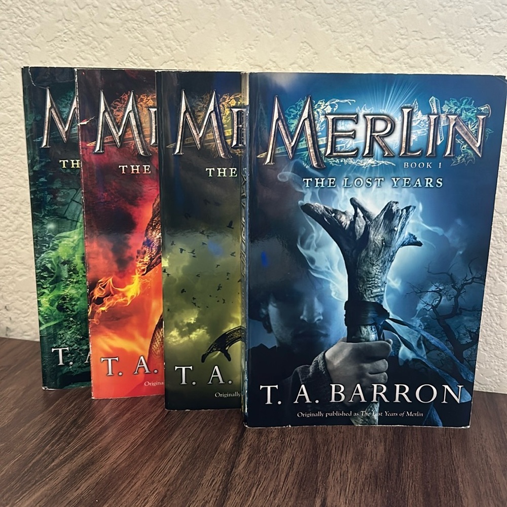 Merlin Series T.A. Barron 1-4 Teen Young Adult YA Fantasy Fiction Book Bundle